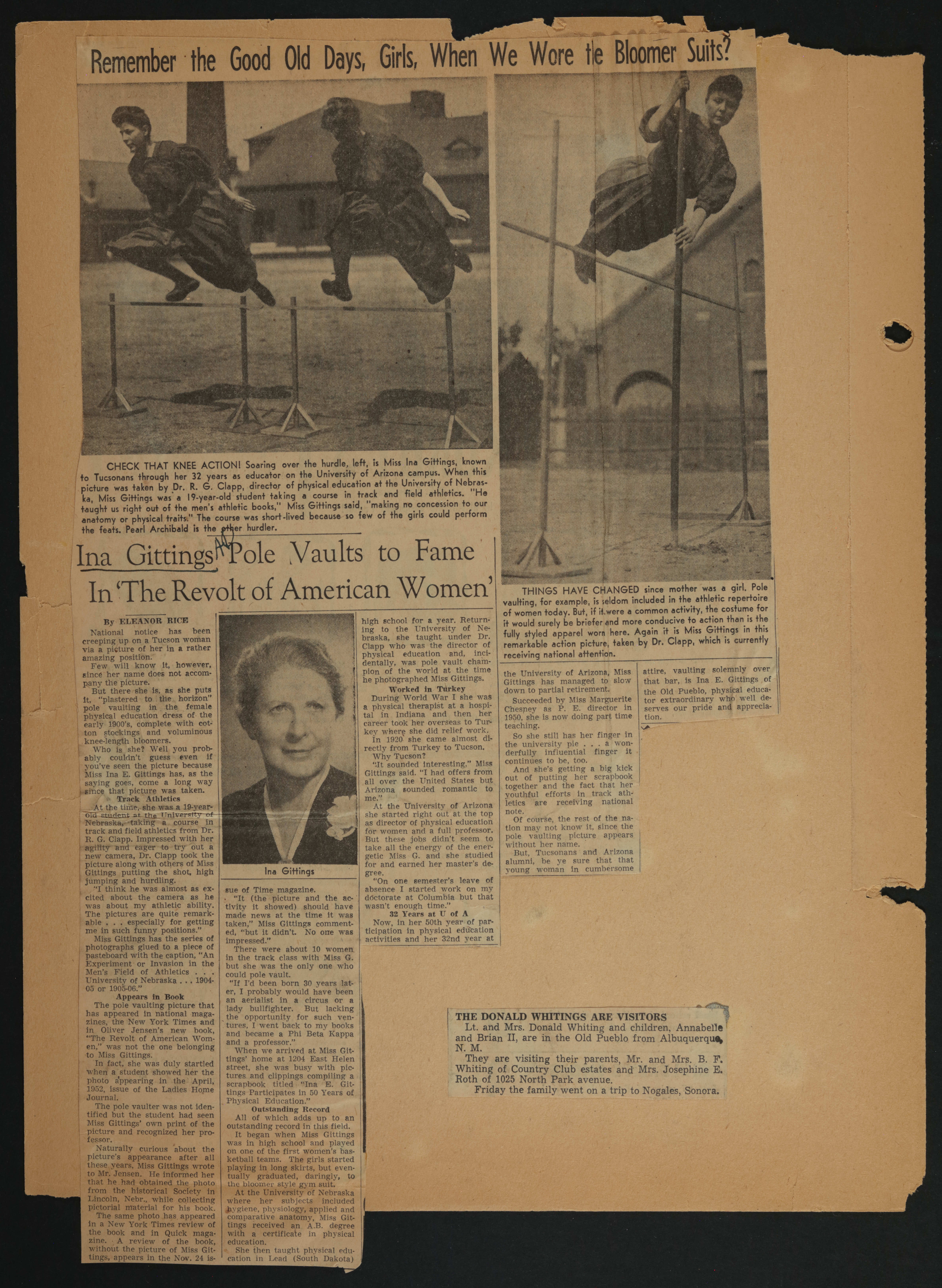 Ina Gittings Joined University of Arizona Faculty