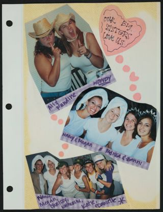 Alpha Phi New Member Class Scrapbook, Fall 2002, Page 17