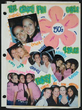 Alpha Phi New Member Class Scrapbook, Fall 2002, Page 11