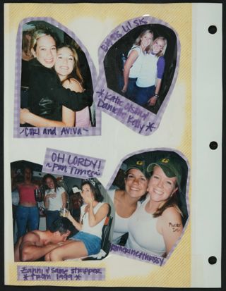 Alpha Phi New Member Class Scrapbook, Fall 2002, Page 16