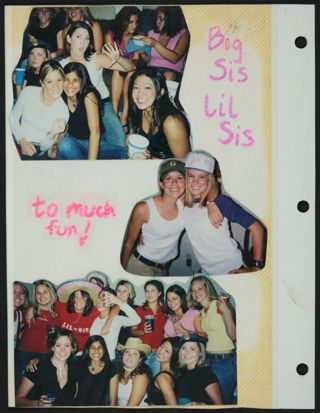 Alpha Phi New Member Class Scrapbook, Fall 2002, Page 18