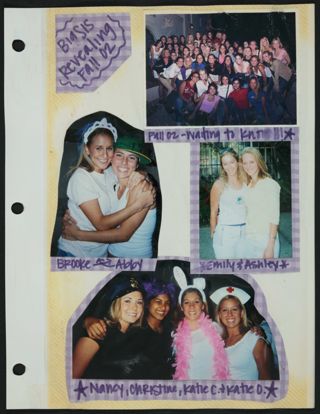 Alpha Phi New Member Class Scrapbook, Fall 2002, Page 15
