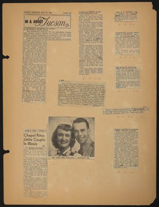 Beta Epsilon Chapter Scrapbook, 1952, Page 9