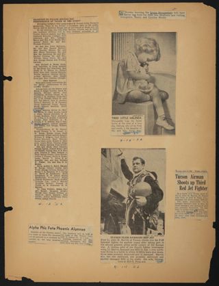 Beta Epsilon Chapter Scrapbook, 1952, Page 3