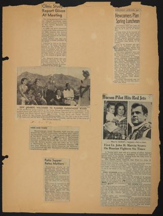 Beta Epsilon Chapter Scrapbook, 1952, Page 7