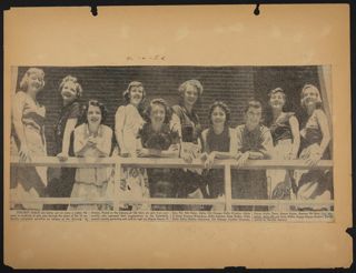 Beta Epsilon Chapter Scrapbook, 1952, Page 20