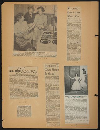 Beta Epsilon Chapter Scrapbook, 1952, Page 30