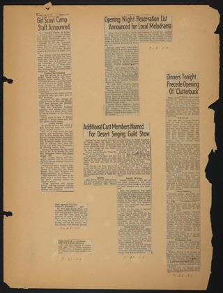 Beta Epsilon Chapter Scrapbook, 1952, Page 13