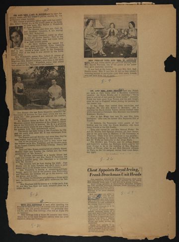 Beta Epsilon Chapter Scrapbook, 1950s-1990s, Page 4