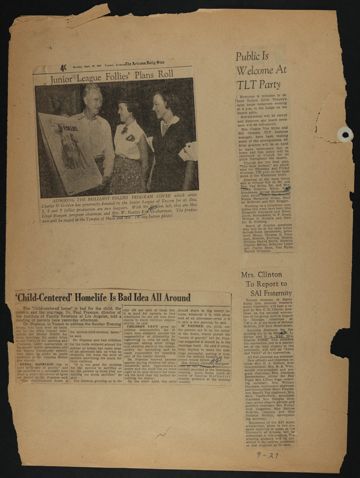 Beta Epsilon Chapter Scrapbook, 1950s-1990s, Page 6