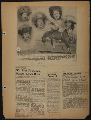 Beta Epsilon Chapter Scrapbook, 1950s-1990s, Page 51