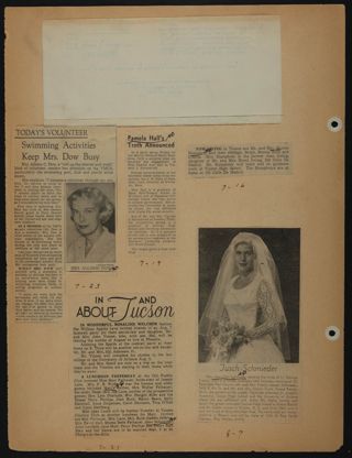 Beta Epsilon Chapter Scrapbook, 1950s-1990s, Page 68