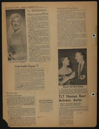 Beta Epsilon Chapter Scrapbook, 1950s-1990s, Page 72