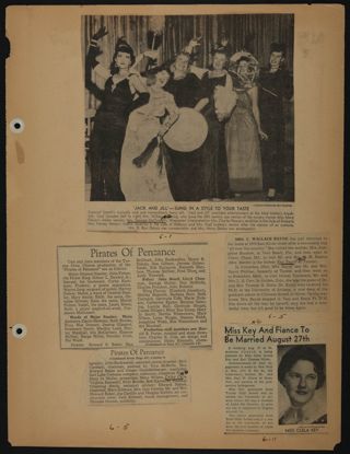 Beta Epsilon Chapter Scrapbook, 1950s-1990s, Page 65