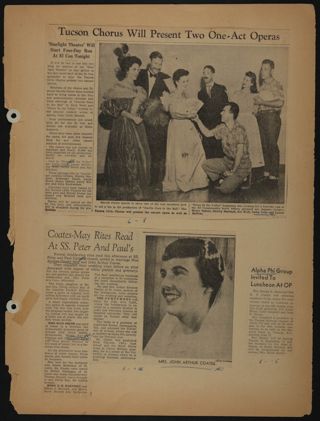 Beta Epsilon Chapter Scrapbook, 1950s-1990s, Page 33