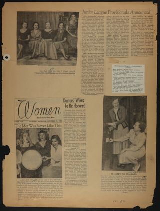 Beta Epsilon Chapter Scrapbook, 1950s-1990s, Page 7