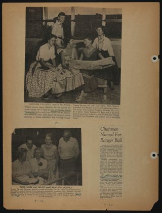 Beta Epsilon Chapter Scrapbook, 1950s-1990s, Page 38