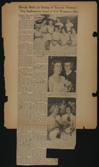 Beta Epsilon Chapter Scrapbook, 1950s-1990s, Page 30