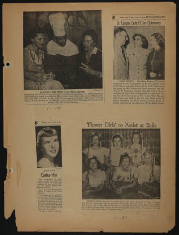 Beta Epsilon Chapter Scrapbook, 1950s-1990s, Page 15