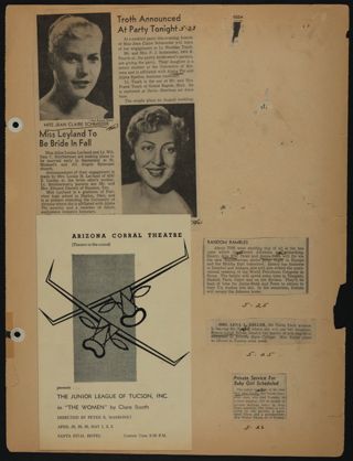 Beta Epsilon Chapter Scrapbook, 1950s-1990s, Page 61