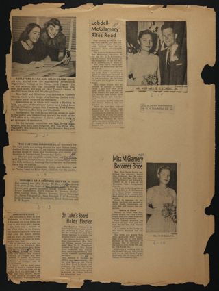 Beta Epsilon Chapter Scrapbook, 1950s-1990s, Page 2