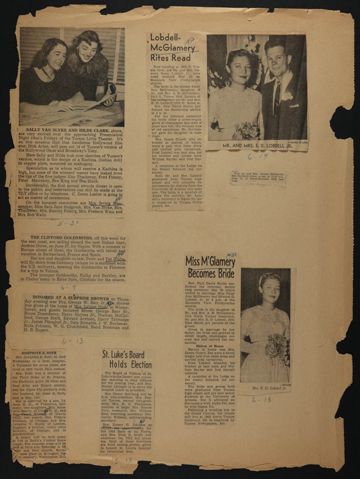Beta Epsilon Chapter Scrapbook, 1950s-1990s, Page 2