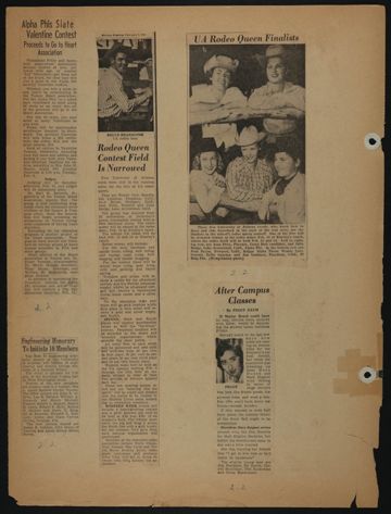 Beta Epsilon Chapter Scrapbook, 1950s-1990s, Page 18