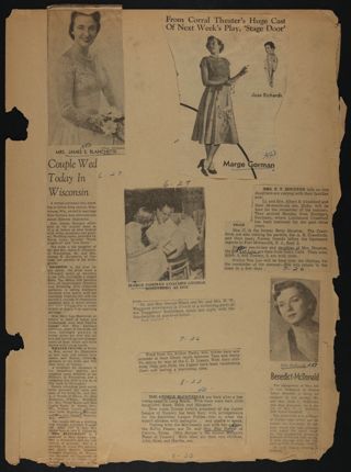 Beta Epsilon Chapter Scrapbook, 1950s-1990s, Page 3