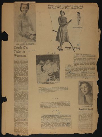 Beta Epsilon Chapter Scrapbook, 1950s-1990s, Page 3