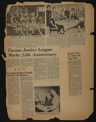 Beta Epsilon Chapter Scrapbook, 1950s-1990s, Page 78