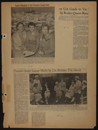 Beta Epsilon Chapter Scrapbook, 1950s-1990s, Page 17