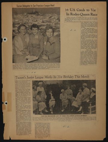 Beta Epsilon Chapter Scrapbook, 1950s-1990s, Page 17