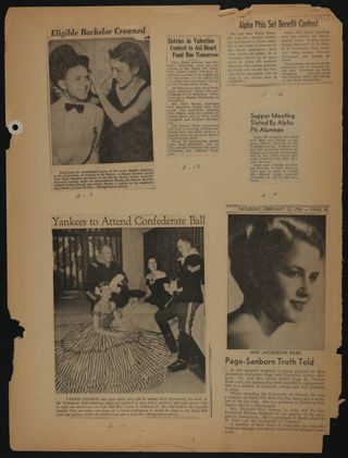 Beta Epsilon Chapter Scrapbook, 1950s-1990s, Page 19