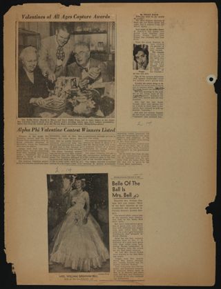 Beta Epsilon Chapter Scrapbook, 1950s-1990s, Page 20