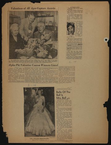 Beta Epsilon Chapter Scrapbook, 1950s-1990s, Page 20