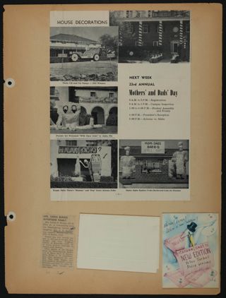 Beta Epsilon Chapter Scrapbook, 1950s-1990s, Page 43