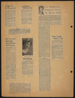 Beta Epsilon Chapter Scrapbook, 1952-1953, Page 10