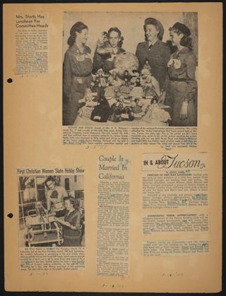 Beta Epsilon Chapter Scrapbook, 1952-1953, Page 11