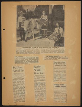Beta Epsilon Chapter Scrapbook, 1952-1953, Page 14