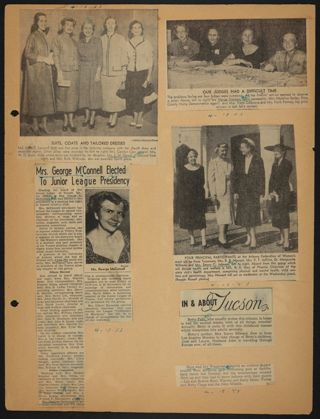 Beta Epsilon Chapter Scrapbook, 1952-1953, Page 9