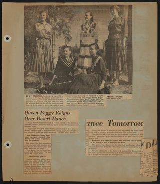 Beta Epsilon Chapter Scrapbook, 1952-1955, Page 7