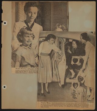 Beta Epsilon Chapter Scrapbook, 1952-1955, Page 11