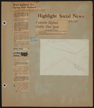 Beta Epsilon Chapter Scrapbook, 1952-1955, Page 9