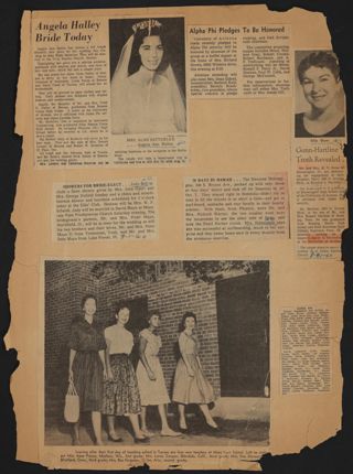 Beta Epsilon Chapter Scrapbook, 1951-1960, Page 32