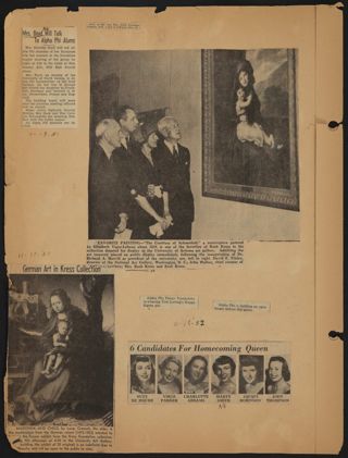 Beta Epsilon Chapter Scrapbook, 1951-1960, Page 17
