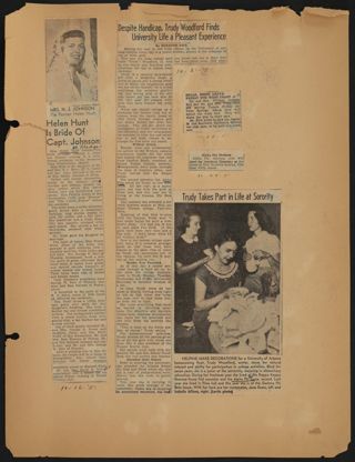 Beta Epsilon Chapter Scrapbook, 1951-1960, Page 14