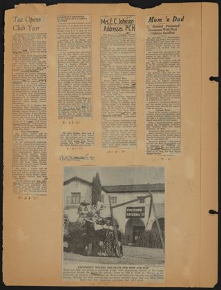 Beta Epsilon Chapter Scrapbook, 1951-1960, Page 11