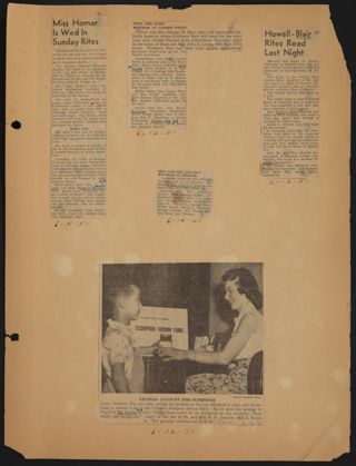 Beta Epsilon Chapter Scrapbook, 1951-1960, Page 2