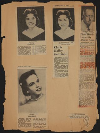 Beta Epsilon Chapter Scrapbook, 1951-1960, Page 34