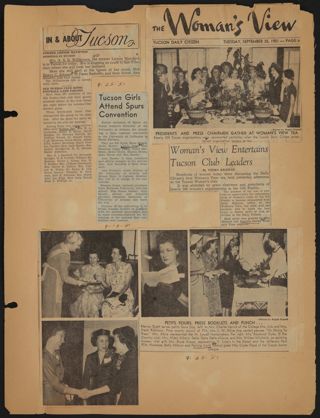 Beta Epsilon Chapter Scrapbook, 1951-1960, Page 10